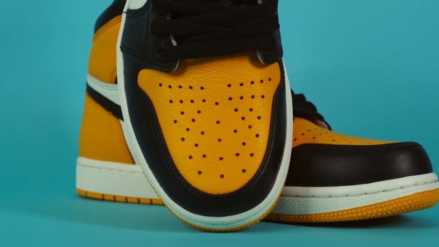 AIR JORDAN 1 TAXI Yellow Toe Review & On Feet смотреть онлайн