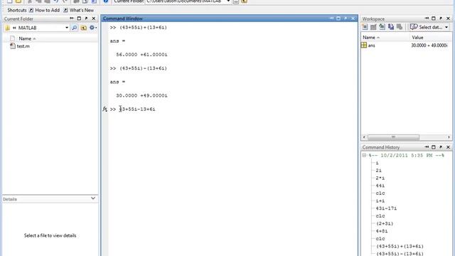 Matlab Online Tutorial - 19 - Basic Calculations with Complex Numbers смотреть онлайн