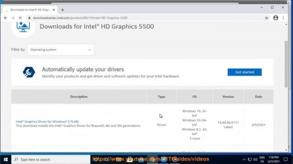 Download & Update Intel HD Graphics 5500 Driver on Windows 10/8/7