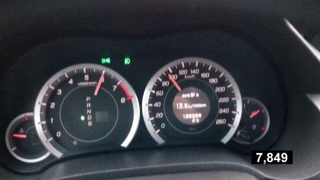 Honda Accord 8/ 2.4 201Hp/ AT / Without Intake Resonator / 0 - 100 acceleration смотреть онлайн