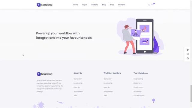 Prototype & Wireframing Landing Page Demo Preview | Saasland MultiPurpose WordPress Theme смотреть онлайн