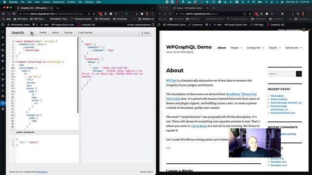 Query anything by uri with WPGraphQL смотреть онлайн