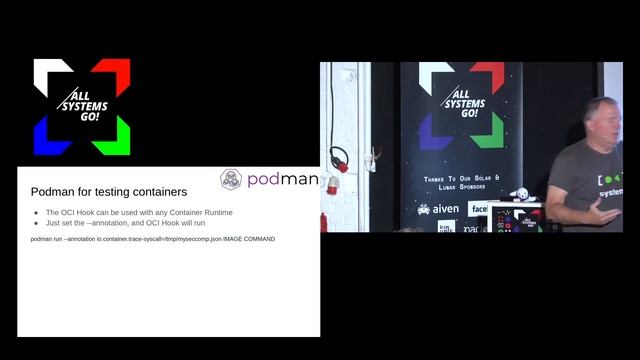 Generating seccomp profiles for containers using podman and eBPF смотреть онлайн