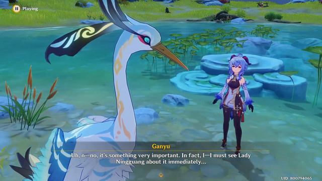 Cloud Retainer about to tell Ganyu's embarrassing childhood again - Genshin Impact смотреть онлайн