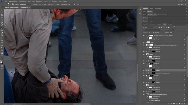 Обработка Фото в Стиле JOKER | Photoshop | Процесс Создания смотреть онлайн