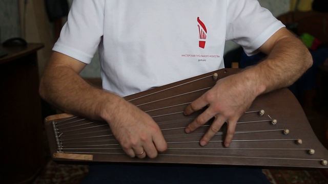 Барыня- наигрыш на крыловидных гуслях с нейлоновыми струнами. Gusli смотреть онлайн