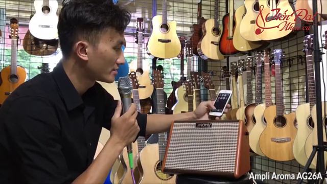 Review Ampli AROMA AG26A L Ampli Guitar Thùng| Nhaccutiendat.vn