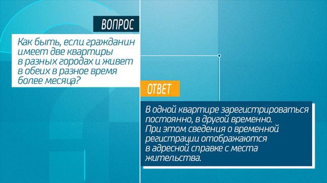 Обязательная регистрация граждан. Вопросы и ответы смотреть онлайн