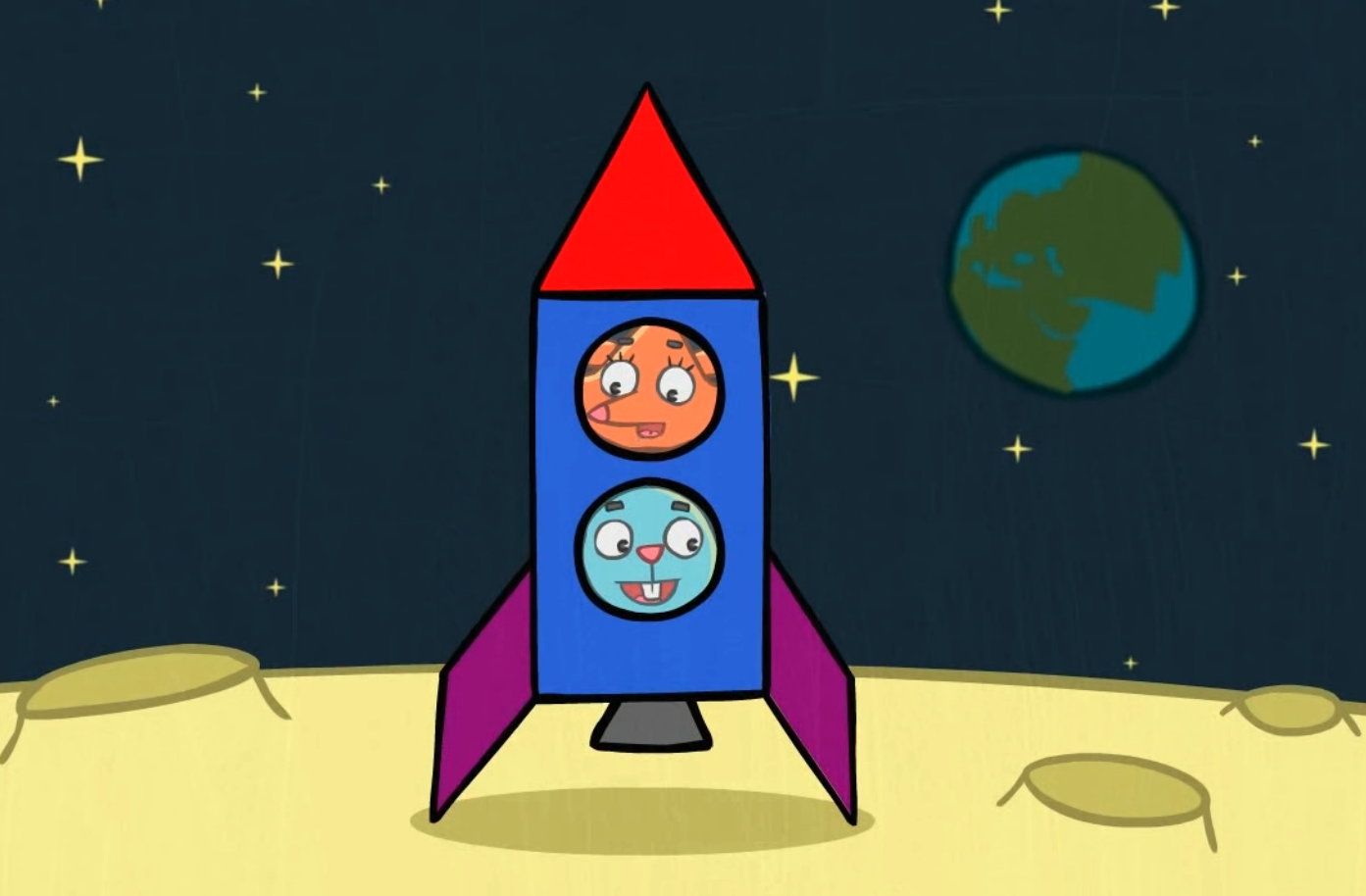 Рисуем РАКЕТУ. Рисовашка. Как нарисовать ракету. Мультфильм. смотреть онлайн