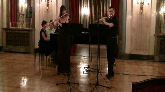 Franz & Karl Doppler - Rigoletto Fantasie for two flutes and piano смотреть онлайн