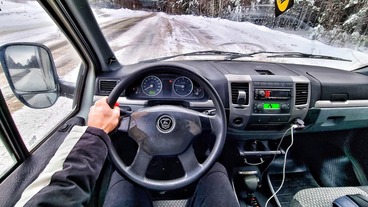 2012 GAZel 2.5 AT - POV TEST DRIVE смотреть онлайн