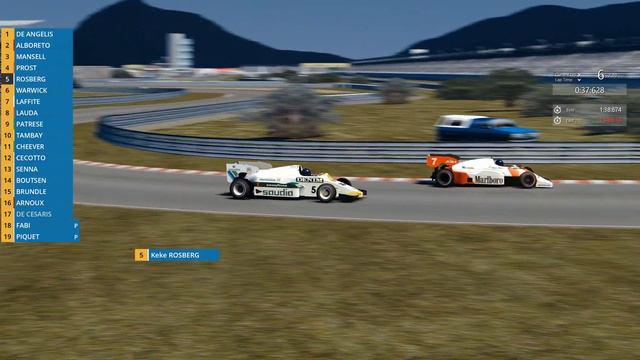 Assetto Corsa - F1 1984 Brazil Grand Prix | Keke Rosberg смотреть онлайн