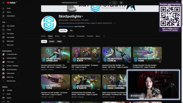 Mega React: Skins Café Kawaii, Novidades Wild Rift e Syndra Coven смотреть онлайн