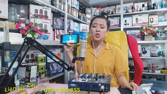 QUÁ HAY VỚI BỘ MIC HÁT LIVETREAM MIXER YAMAHA F4 . MIC K200 смотреть онлайн