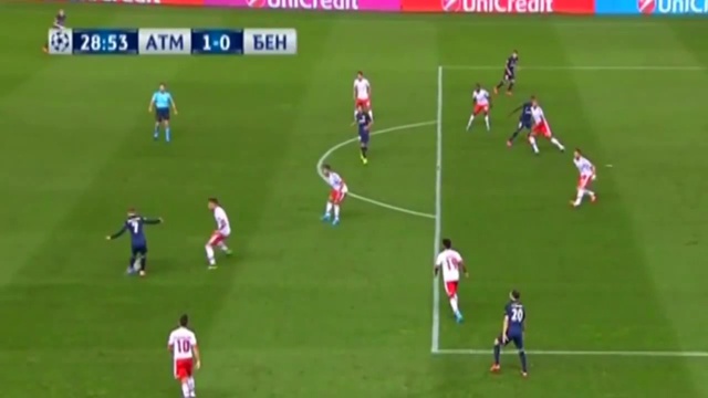 Atlético Madrid 1-2 Benfica (C1) Champions League 2015 смотреть онлайн