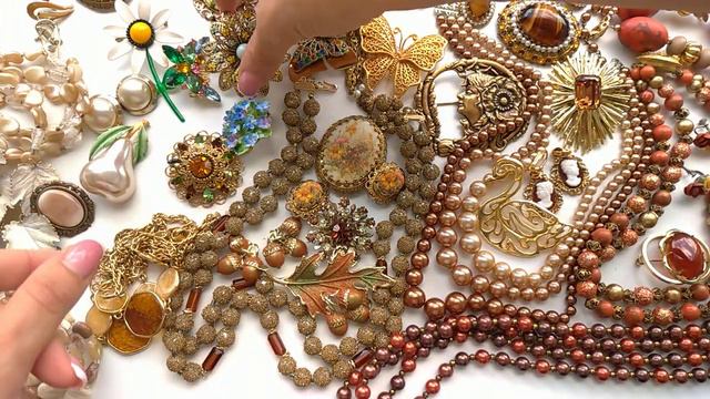 Винтажные Украшения🍁 Осенняя коллекция Часть 1 смотреть онлайн