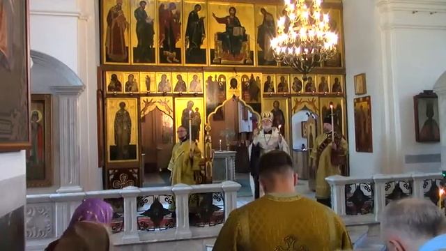 8.07.2023 Всенощное бдение в канун недели 5-ой по Пятидесятнице. Тихвинской иконы Божией Матери смотреть онлайн