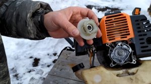 Причина поломки. Ручной стартер. Бензопила, бензокоса.