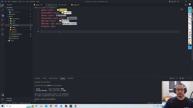 QR MENU | MERN STACK - Global Scss Dosyalarının Yazılması (React) смотреть онлайн