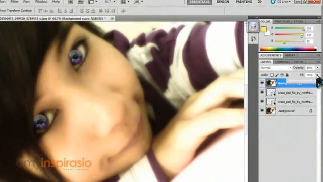 Placing Iris/Lens -Adobe Photoshop CS5 смотреть онлайн