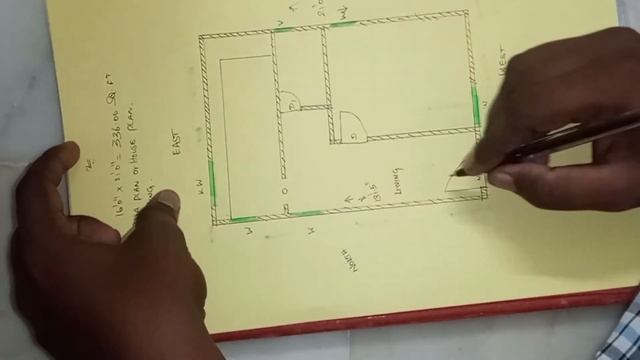 || 16 x 21 HOUSE PLAN || 336 SQFT HOUSE DESIGN || 1 BHK VILLA PLAN AS PER VASTU ||FLOORPLAN VASTU| смотреть онлайн