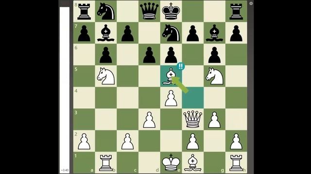A BRILLIANT Bishop Sacrifice to Win the game in the Opening! смотреть онлайн