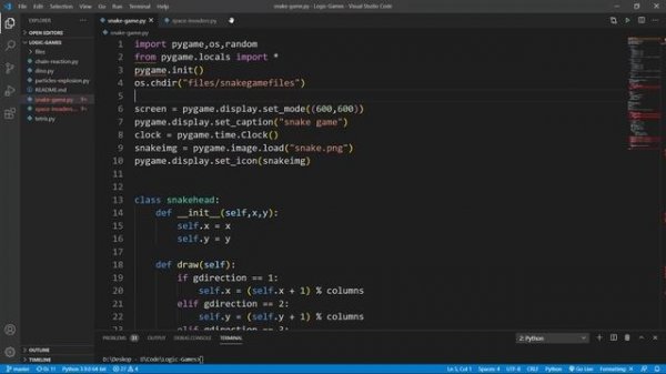 Setup Python, Pygame in VSCode 2020. Fixed VSCode pygame error