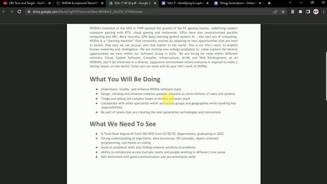 NVDIA | Trilogy Innovation Off Campus Drive 2023/2022 | Hiring ?? смотреть онлайн