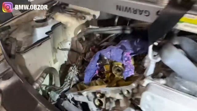 BMW X3 засосало ремень в мотор смотреть онлайн
