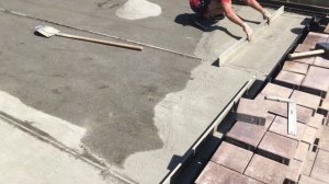 Тротуарная плитка Лайнстоун колормикс укладка на гранитный отсев весь процесс #тротуарнаяплитка