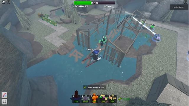 Только Ускорители и Поддержка в Падший режим в Соло Tower Defense Simulator Роблокс Товер Дефенс смотреть онлайн