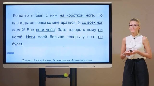 7 класс. Русский язык. Фразеология и фразеологизмы