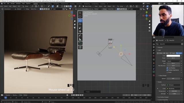 How to create a professional Studio Lighting in Blender 3.0 смотреть онлайн