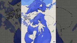 Favorite Furry(+18):Drawing Female Sonic showing off her Beautiful Body #10ksubs #furry #sonicfemal