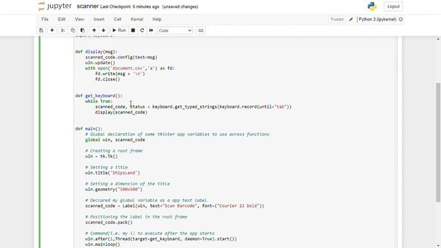 Scanner output from USB using Python KEYBOARD - Pvlin смотреть онлайн