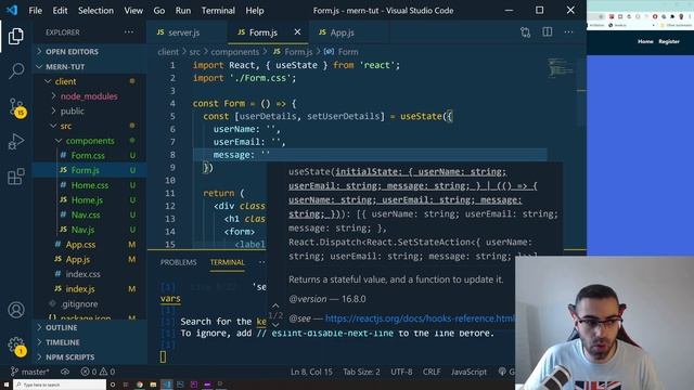 MERN Stack Project - React Node MongoDB Part 2 смотреть онлайн
