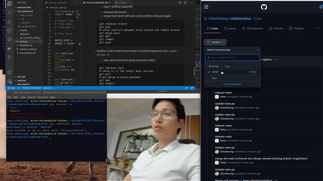 2. How to work on "git branch" when doing a team project смотреть онлайн