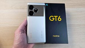 REALME GT6 - САМЫЙ ЯРКИЙ ФЛАГМАНСКИЙ ДИСПЛЕЙ И УВЕЛИЧЕННАЯ БАТАРЕЯ!