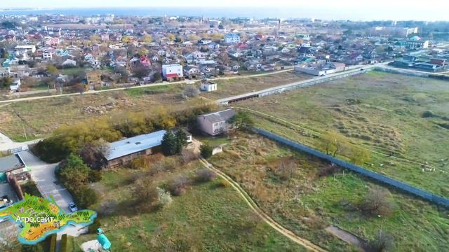 с. Заозерное вид с квадрокоптера купить участки возле побережья Черного моря смотреть онлайн
