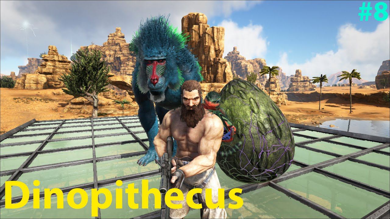 Приручаем Динопитекуса и воруем яйца Виверны! ARK: Survival Evolved Lost Island # 8 смотреть онлайн