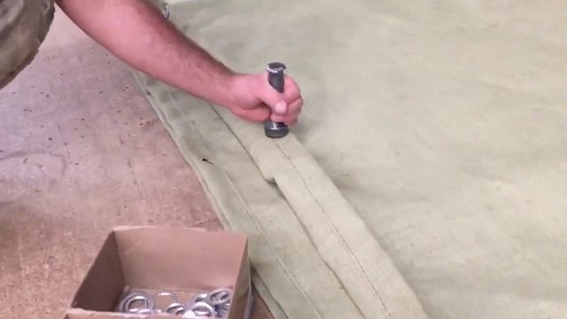 Купить брезентовый полог с люверсами Trim смотреть онлайн