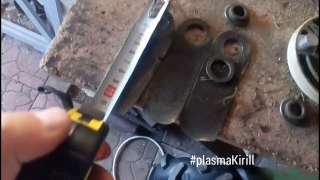 Модернизация головки триммера Stihl 7-3 металлическими ножами. смотреть онлайн