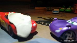 Тачки 3!!Начало гонок. Съёмка машинками !