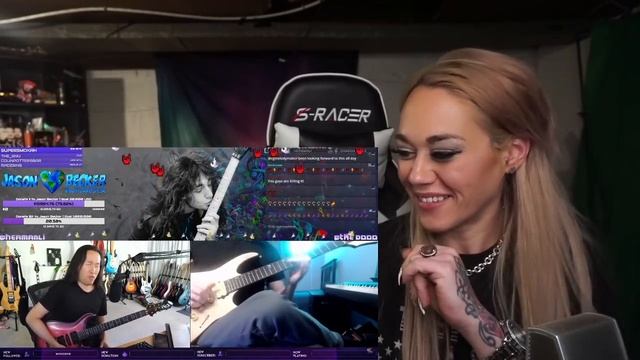 Playing Guitar with Herman Li of Dragonforce?! | REACTION BY JUST JEN | JUST JEN HAS A NEW CRUSH! смотреть онлайн