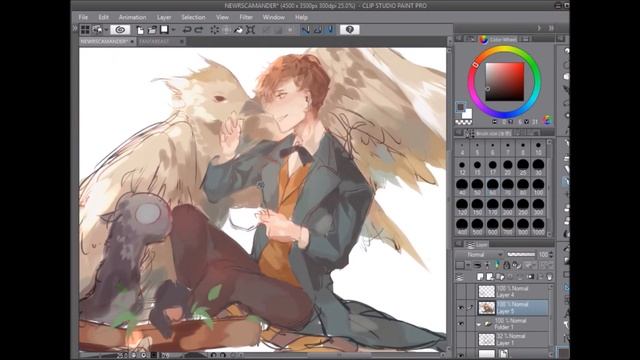 [SPEEDPAINT] Fantastic Beasts and where to find them - Newt Scamander смотреть онлайн