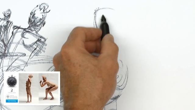 Timed Model Drawing Session 1 // Instructor: Steve Huston смотреть онлайн