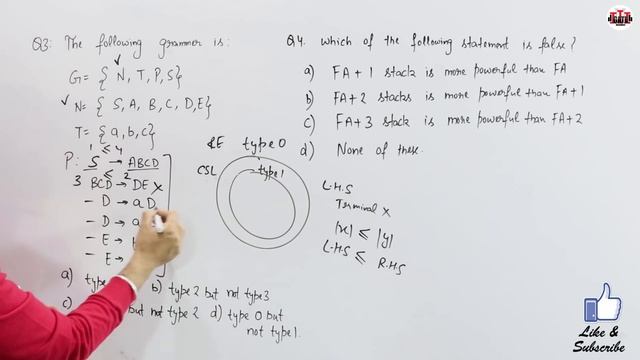 Solution of Assignment-7 of Theory of Computation for NTA UGC NET Computer Science смотреть онлайн