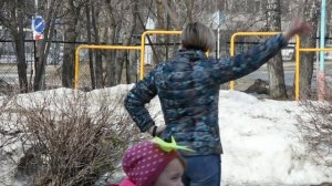 Флешмоб ко Дню космонавтики в детском саду «Берёзка». Образовательный центр «Горностай», Новосибирс