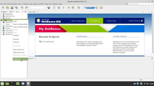 Apache netbeans with tomcat problem port already in use is solved | creating first web project смотреть онлайн