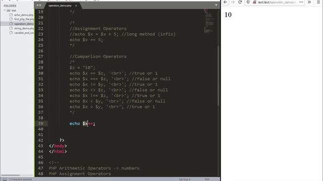 PHP and MySQL Lesson 3.5 - PHP Essentials Part 5 (PHP Operators) смотреть онлайн